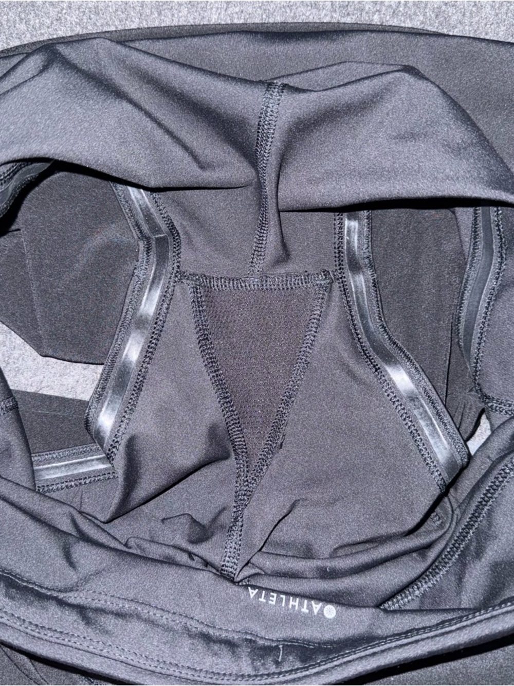 Athleta Run With It Skort High Rise 14" Black Size XL Athleisure Tennis Sporty - Picture 5 of 8
